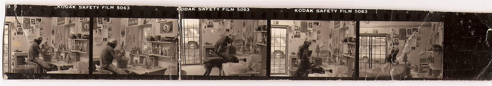 Tom White - 1975 in Studio at work.