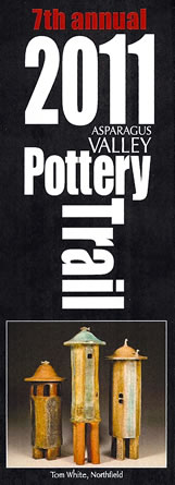 Asparagus Trail 2011, Saturday April 30th and Sunday May 1st. Come Visit Tom White Pottery