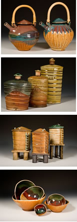 TOM WHITE POTTERY - SAMPLING OF WORK PHOTOS