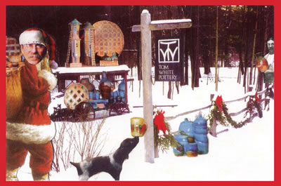 Tom White Pottery 34th Annual Open House & Holiday Sale, December, 7th & 8th and December 14th & 15th